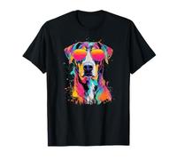 Colorido Catahoula Leopard Dad Funny Dog Lover Día del Padre Camiseta