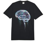 Colorido Cerebro Anatomía Abstracto Luz Línea Arte Comfort Colors Adult Heavyweight T-Shirt