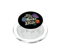 Colorido coleccionista de Rocas de geología Todo lo Que me Importa Son mis PopSockets PopGrip para MagSafe
