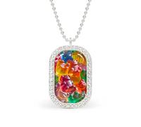 Colorido collar con colgante divertido de ositos de goma para mujer, joyería de moda personalizada, collares de diamantes para boda, cumpleaños, oro y plata, talla única, Metal, No es una piedra