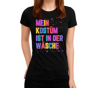 Colorido confeti corazón para carnaval y carnaval - Celebración del amor, fiesta de humor, camiseta de mujer, Negro , L