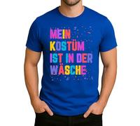 Colorido confeti corazón para carnaval y carnaval - celebrar el amor, fiesta de humor, camiseta de hombre, azul, 3XL