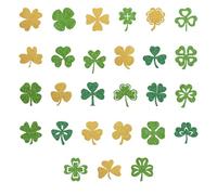 Colorido confeti irlandés para fiestas navideñas, distintivo acento irlandés para celebración en interiores y exteriores