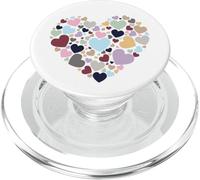 Colorido Corazón Taylor Nombre Chica I Love Taylor PopSockets PopGrip para MagSafe