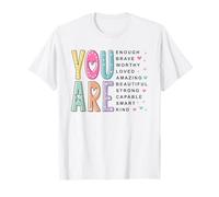 Colorido diseño de afirmaciones positivas Camiseta