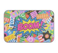 Colorido diseño de dibujos animados Boom Fashion Summer Pet Cooling Pad Self Cooling Cama para perro al aire libre para mascotas Cozy Sleep Essentials tapete Frio para Perros M