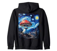 Colorido diseño de seta Van Gogh Starry Night Sudadera con Capucha