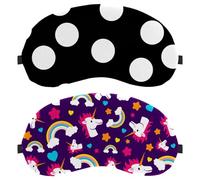 Colorido diseño de unicornio de dibujos animados con corazones y estrellas