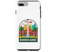 Colorido diseño emblemático de Buenos Aires Carcasa para iPhone 7 Plus/8 Plus