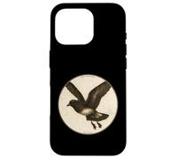 Colorido diseño Retro de pájaro tormenta-Petrel de Wilson Carcasa para iPhone 16 Pro