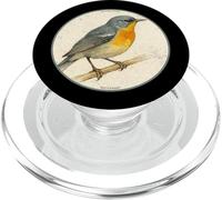 Colorido diseño Retro de parula del Norte PopSockets PopGrip para MagSafe