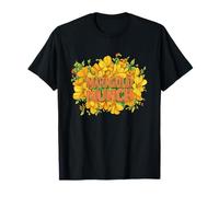 Colorido Disfraz de caléndula para los Amantes de Las Flores Silvestres Camiseta
