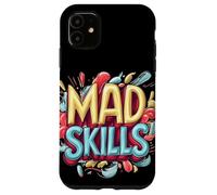 Colorido disfraz de habla de habilidades locas para niños y niñas Carcasa para iPhone 11