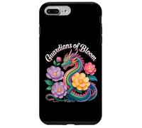 Colorido dragón Guardianes de la floración fantasía diseño Floral Carcasa para iPhone 7 Plus/8 Plus