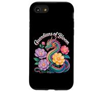 Colorido dragón Guardianes de la floración fantasía diseño Floral Carcasa para iPhone SE (2020) / 7/8