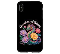 Colorido dragón Guardianes de la floración fantasía diseño Floral Carcasa para iPhone XS MAX