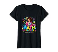 Colorido Educador Matemáticas Aprendizaje Inspiración Diseño Camiseta