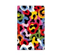Colorido estampado de leopardo para interruptor de luz/cubiertas de tomacorriente, colores vibrantes de la selva para decoración del hogar, placas de pared termoplásticas, placa de cubierta en blanco