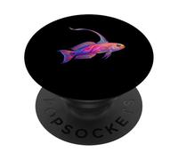 Colorido Firefish Gobio Abstracto Océano Obra De Arte Mar PopSockets PopGrip Adhesivo