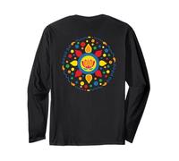 Colorido Flor de Loto Mandala Buda meditación Yoga espíritu Manga Larga