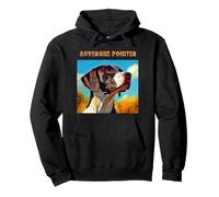 Colorido Francés Perros Retratos Ilustraciones Sudadera con Capucha