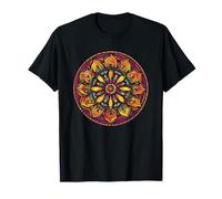 Colorido Geometría Sagrada Mandala Meditación Zen Camiseta