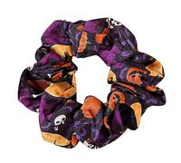 Colorido Halloween Scrunch Calabaza Corbata Elástica Satén Corbata Cola de Caballo Corbata Bandas Elásticas Colonia Banda para el Cabello Cinta para el Cabello Multifuncional Accesorios para el