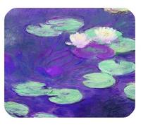 Colorido Hermosa Fantasía Encantadora Arte Único Flor Linda Agua NINFA Loto Aceite Acuarela Pintura Rectángulo Mousepad Personalizar Mousepad