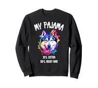 Colorido Husky - Divertido diseño de perros para los amantes de las mascotas Sudadera
