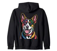 Colorido Jack Russell Terrier Sudadera con Capucha