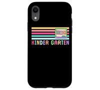 Colorido jardín de infantes ABC rayas divertido Carcasa para iPhone XR