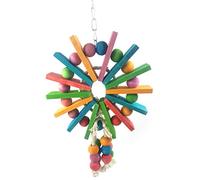 Colorido juego de madera para pájaro Loro periquito Amazones cacatúa Amazon Cage juguete