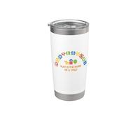 Colorido juego educativo Montessori es el trabajo de un niño Vaso térmico de acero inoxidable de doble pared