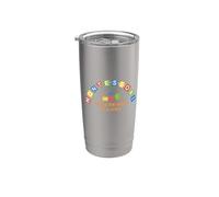 Colorido juego educativo Montessori es el trabajo de un niño Vaso térmico de acero inoxidable de doble pared