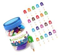 Colorido juguete educativo con temática de helado 123, ayuda de enseñanza segura para preescolar, hogar, aula, juguetes sensoriales para preescolares