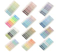 Colorido Label 1200/2400 unidades de notas adhesivas transparentes, marcadores de página, marcadores de página, tiras de etiquetas para escribir para marcar páginas, suministros de oficina