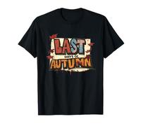 Colorido Last Days of Autumn in Fall Look Camiseta