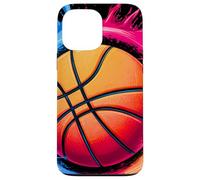 Colorido Lazo para Baloncesto teñido, Color Splash Hoop Net Slam Dunk Carcasa para iPhone 13 Pro MAX