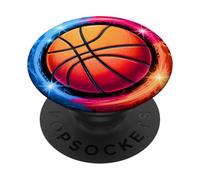 Colorido Lazo para Baloncesto teñido, Color Splash Hoop Net Slam Dunk PopSockets PopGrip Adhesivo