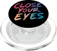 Colorido Lema Cierra los Ojos PopSockets PopGrip para MagSafe