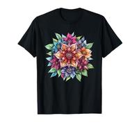 Colorido Lotus Garden Mandala Fantasy Bloom Camiseta