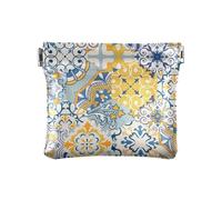 Colorido Majolica Gaudi - Monedero de piel sintética para mujer, mini monedero único para mujer, Colorida mayólica Gaudí, 1 Size, Accesorio de viaje