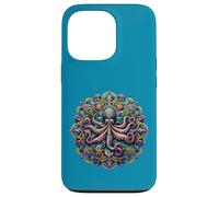 Colorido Mandala de Pulpo: una Ropa oceánica de diseño único Carcasa para iPhone 13 Pro
