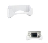 Colorido para agarre pla para Game Boy para avanzar, funda ergonómica para mango y GBM, accesorio ligero para juegos para un control mejorado, 4.9 x 0.9 x 1.7 pulgadas (blanco)