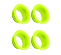 Colorido para anillos de abrazadera de freno de bicicleta para pinzas Magura MT5 MT7 de 4 pistones, 4 fundas decorativas para personalizar tu viaje, accesorios de plástico ligero en múltiples (verde