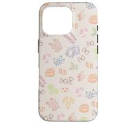 Colorido Patrón De Pasta Italiana Amante De La Comida Carcasa para iPhone 16 Pro