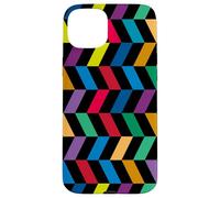 Colorido patrón en zigzag Carcasa para iPhone 15 Plus
