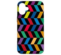 Colorido patrón en zigzag Carcasa para iPhone 16 Plus