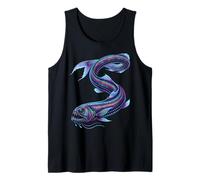 Colorido Pez Dragón Abstracto Océano Obra De Arte CRI Camiseta sin Mangas