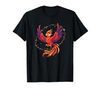 Colorido Phoenix Rising Fantasy Fire Bird Camiseta
